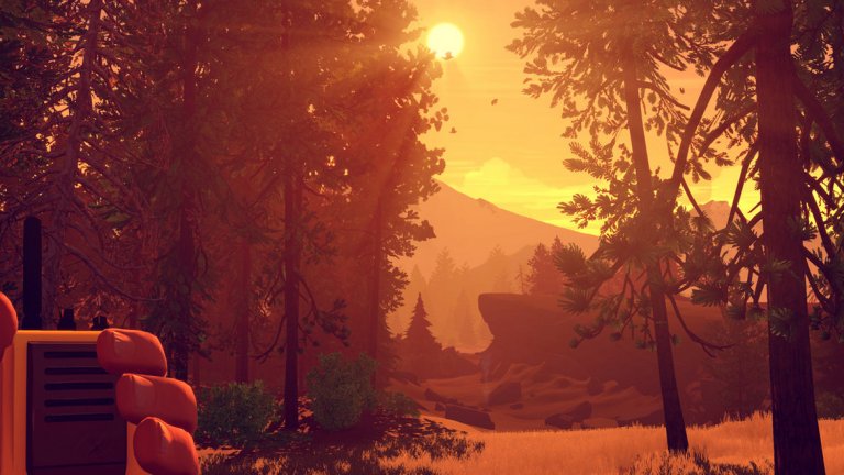 Firewatch (PC, PS4, Linux, OS X)
Ако има едно нещо, което Firewatch прави по-добре от всичко останало, това е непрекъснато да си играе с вашите разбирания и очаквания за играта. От нейното изненадващо въведение до края, никога не сте напълно сигурни какво точно може да очаквате и нито един от по-големите елементи в историята не са предвидими. Кой би предположил, че в една наглед толкова семпла постановка като историята за едно заспало лято в планината, може да се получи толкова интересна концепция?
 Нещо повече, играта постоянно ви кара да се замисляте за света около вас, благодарение на съчетанието между това, което виждате, и това, което чувате под формата на един от най-непринудено звучащите диалози, които някога може да откриете във видео игра. Геймърите обичат да изследват фантастични светове, но и да бъдат свързани с реалността. Самите ние, играчите, искаме да се чувстваме свързани с нашите игри. Искаме да ни карат да се усмихваме, плачем или замисляме; да ни карат да почувстваме.
Firewatch прави всичко това и дълго, след като тези три-четири часа са приключили, все още има за какво да се замислите.