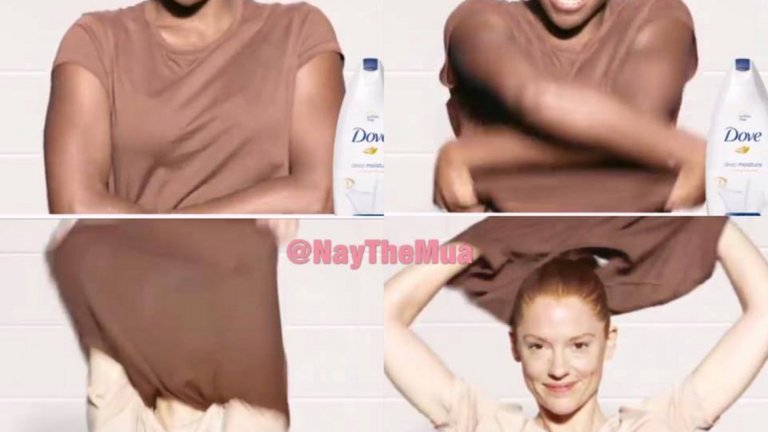 Рекламата на Dove, в която след измиване със сапун чернокожата жена става бяла, отнесе брутални критики и обвинения в расизъм.