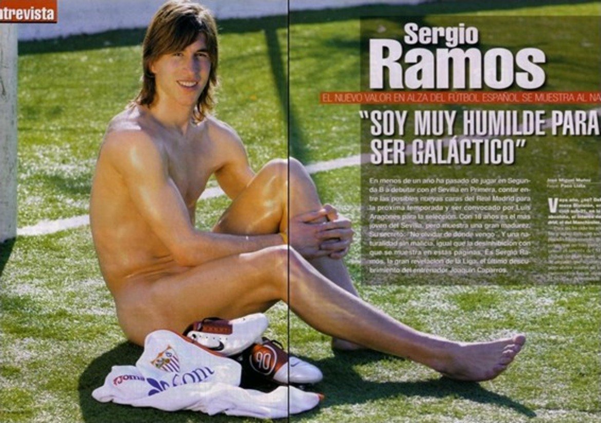 Преди 14 години Серхио Рамос дава интервю без дрехи, което ще остане в историята