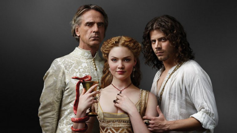 The Borgias / "Борджиите"
Кой не знае Борджиите, кой не е чувал за тях. Историята на Родриго Борджия, станал впоследствие папа Александър VI, и неговите деца, е пресъздадена тук по един не дотам достоверен, но за сметка на това доста интересен начин. Тук се вижда целия цинизъм на папския двор заедно с всичките му интриги, убийства и сексуални похождения. Сериалът показва как всъщност се играе играта на тронове, без да са ти нужни каквито и да е дракони (освен ако не визираме метафорично Чезаре Борджия). А Джеръми Айрънс като папа Александър VI е повече от великолепен.