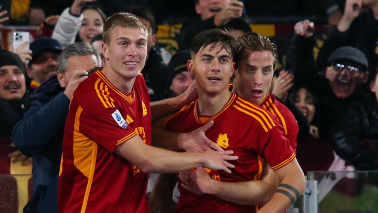 Страхотен Дибала дърпа Рома към топ 4