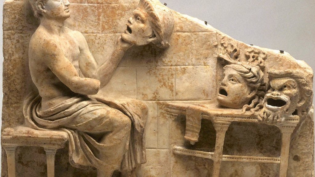 1222px-Relief_with_Menander_and_New_Comedy_Masks_-_Princeton_Art_Museum