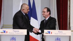"Франция винаги се е намесвала във важни за България моменти, когато трябва да се даде репер за развитие", каза Бойко Борисов