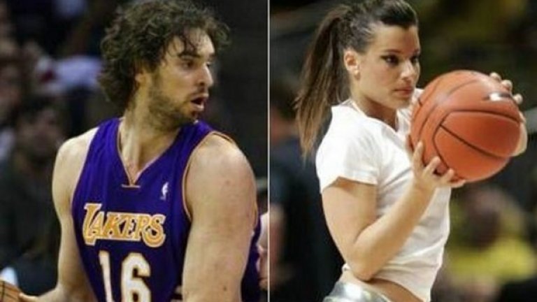 Силвия Лопес Кастро
Силвия и съпругът й Пау Гасол обичат да прекарват много време на плажа, а двамата са се запознали покрай баскетбола – тя е мажоретка, а преди това гимнастичка.