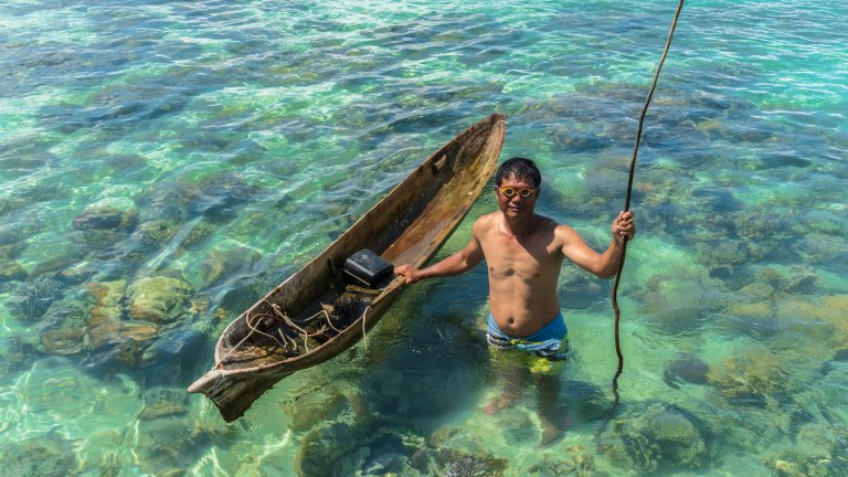 Водата е естествената среда на бажау.