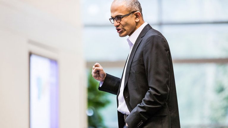 Когато през февруари Сатя Наделя дойде начело на Microsoft, той обеща големи промени в компанията