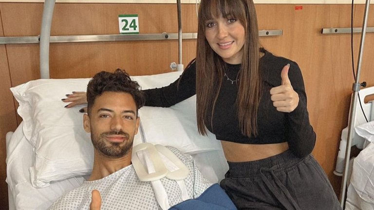 Намушканият с нож футболист от болницата: Благодаря на всички!