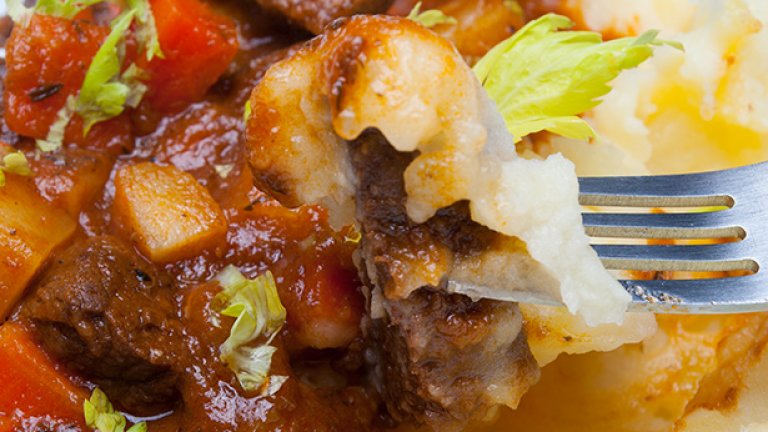 Телешко с целина и моркови