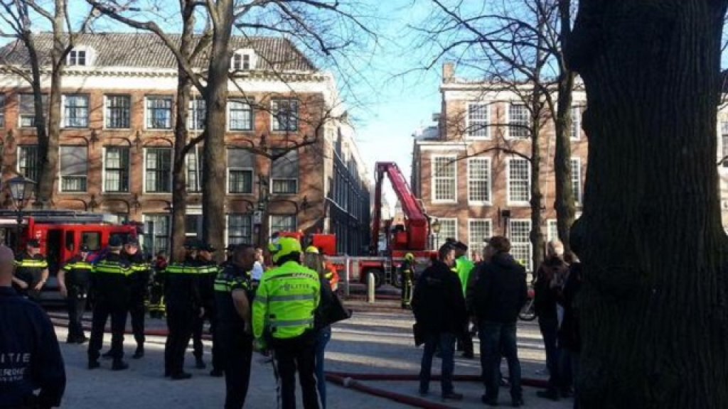 Fire at British embassy in The Hague