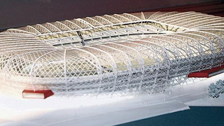 Проектите за новия "Сан Мамес" бяха готови още в края на миналия век, но местното правителство дълго се колеба за модела на стадиона.