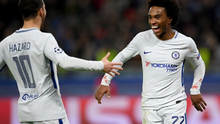 Азар и Вилиан се разписаха за разгрома.