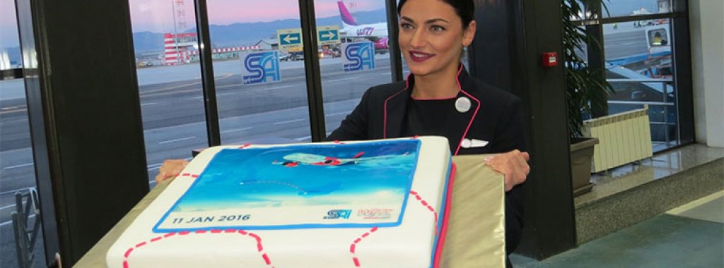 На 11 януари бе първият полет на Wizz air от София до Бристол