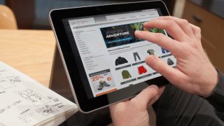 tablet user