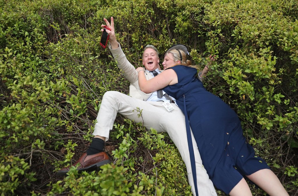 Revellers Enjoy Melbourne Cup Day Festivities