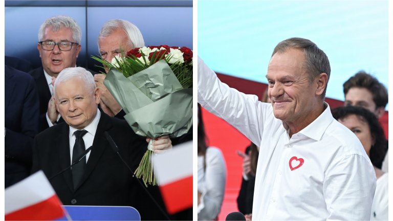 Националистите от ПиС спечелиха най-много гласове, но опозицията ще има мнозинство в следващия парламент