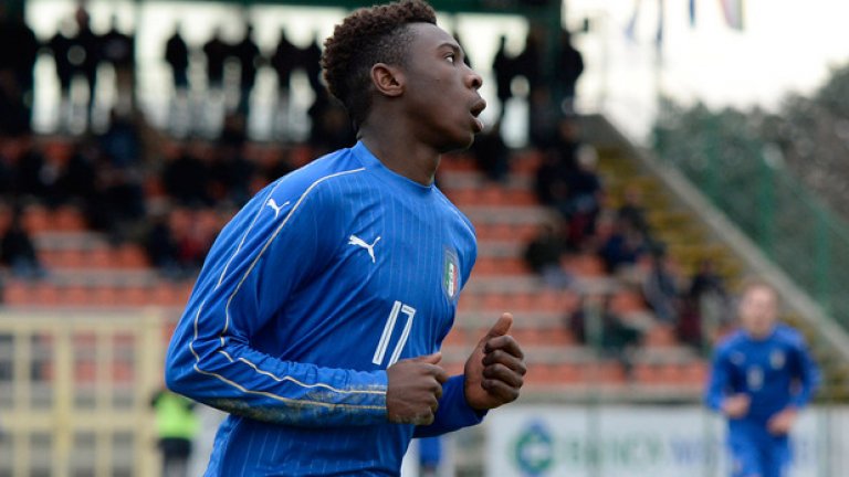 Кийн вече има мачове за младежките гарнитури на Италия