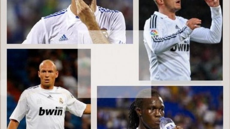 Холандска горчилка. Нали не допускахте, че сме ги забравили? Сякаш някаква прокоба тегне над звездите от Ниската земя, решили да се пробват в Реал. Рафаел ван дер Ваарт, Уесли Снайдер, Ариен Робен - просто не им се получи. Само Рууд ван Нистелрой няма от какво да се срамува - с 24 гола в Примера помогна за титлата през 2006/2007. В списъка с неудачниците можем да прибавим и Ройстън Дренте. Той дойде със статут на суперталант от Фейенорд. В дебюта си срещу Севиля заби невероятен гол от 40 метра. Първият му сезон бе добър, но после загуби битката с Марсело. Два пъти го преотстъпваха, а днес изкарва пари в ОАЕ.