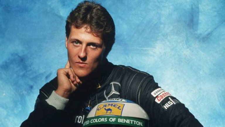 Михаел дебютира с гръм и трясък във Ф1 през 1991 - с парите на Mercedes той класира своя Jordan на 7-о място на старта в Белгия