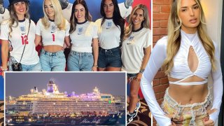 Луксозна суперяхта - алкохолното спасение за английските футболни съпруги за Мондиал 2022