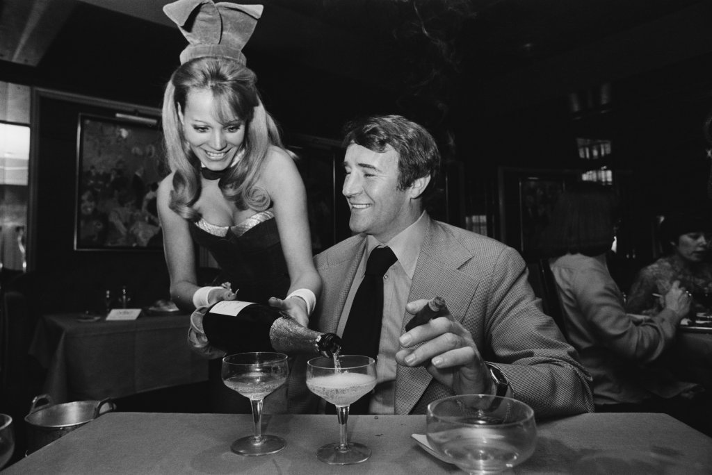 Malcolm Allison at Playboy Club
