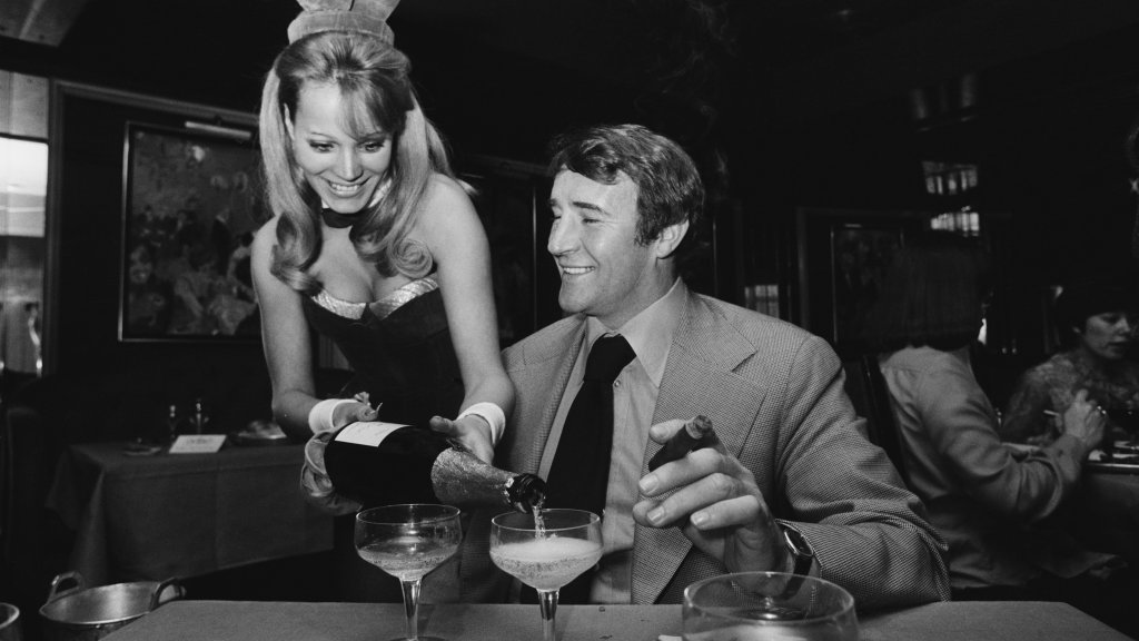 Malcolm Allison at Playboy Club