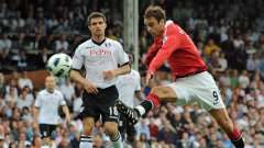 Съотборниците на Димитър Бербатов в Манчестър Юнайтед разкриха, че и на тренировки българинът играе като централен защитник