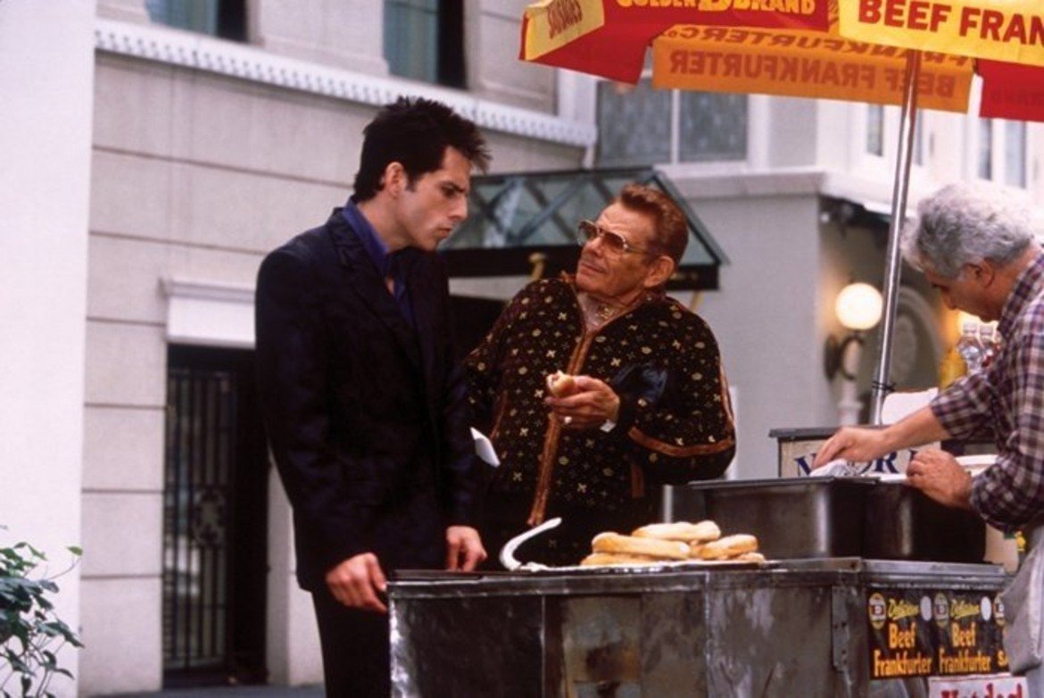 Джери Стилър влиза в ролята на мениджъра на Дерек Зулендър в едноименната комедия от 2001 г., в която главната роля се изпълнява от сина му Бен. Двамата са се срещали на екрана в още три филма между 1987 и 2007 г. 
