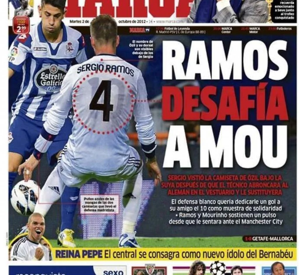 "Мразех го, въпреки че го обожавах!": Когато Рамос облече фланелката на Йозил под своята