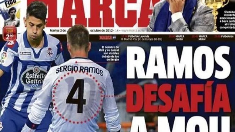 "Мразех го, въпреки че го обожавах!": Когато Рамос облече фланелката на Йозил под своята