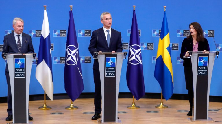 С приемането на Финландия НАТО ще се приближи само на 200 километра от Санкт Петербург