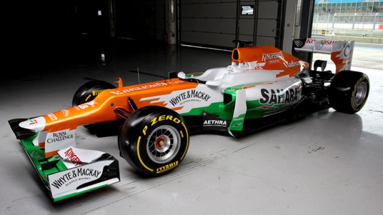 Force India VJM05 дебютира днес на "Силвърстоун"