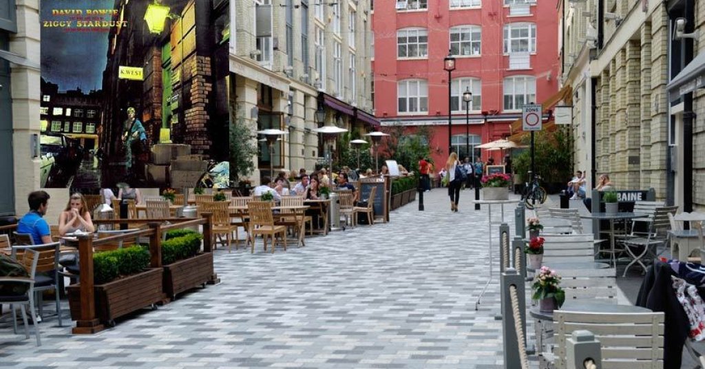 David Bowie – Ziggy Stardust (The Rise and Fall of Ziggy Stardust) – Heddon Street, London
