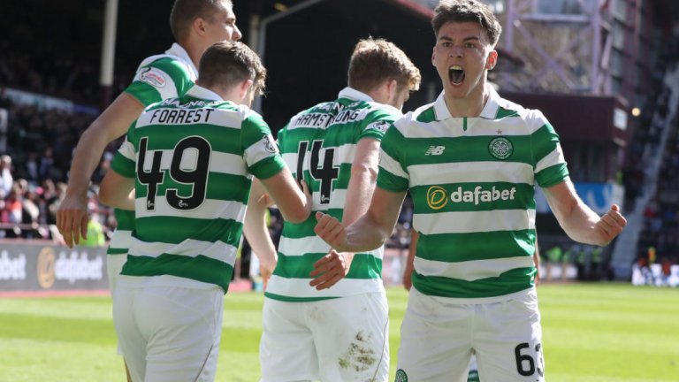 Киърън Тиърни (Селтик)
Левият бек на Селтик е още един шотландец в полезрението на Арсенал, но договорка за него е по-вероятна. Селтик го оценява на 25 млн. паунда, докато Арсенал вече отправи оферта за 15 млн. Вероятно следващото предложение на "топчиите" ще подобри офертата с около 4 млн., но междувременно Наполи може да се включи в борбата за 22-годишния Тиърни, който до момента е играл само за Селтик.