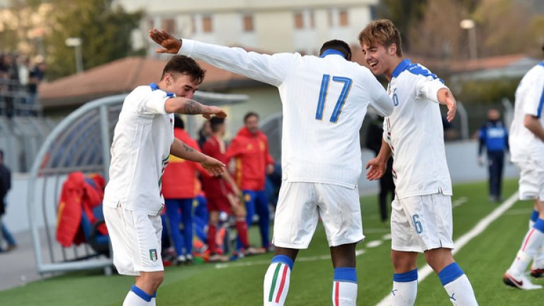 Мачове и голове, разбира се - или по-точно 10 в 21 мача за различните юношески гарнитури на "адзурите"