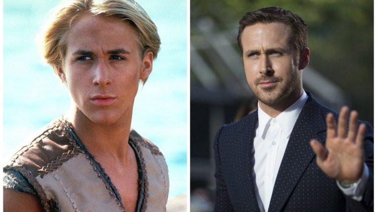 Райън Гослинг- от "Младия Херкулес" до "Ла-Ла Ленд"
Гослинг е едно от лицата на Клуб "Мики Маус" заедно с още други бъдещи звезди като Джъстин Тимбърлейк и Бритни Спиърс. Но да оставим това настрана, дори и да оставим самовлюбения му, но откровено смотан герой в тийн сериала "Брейкър Хай: На гребена на вълната". Далеч по-любопитна е ролята му на младия Херкулес (да, точно така, мускулестия и силен герой от древногръцката и римска митология). Следват няколко главни роли в не особено големи продукции, докато славата не идва с "Тетрадката" - смятан за един от най-добрите романтични филми. Оттогава кариерата на Гослинг е във възход.