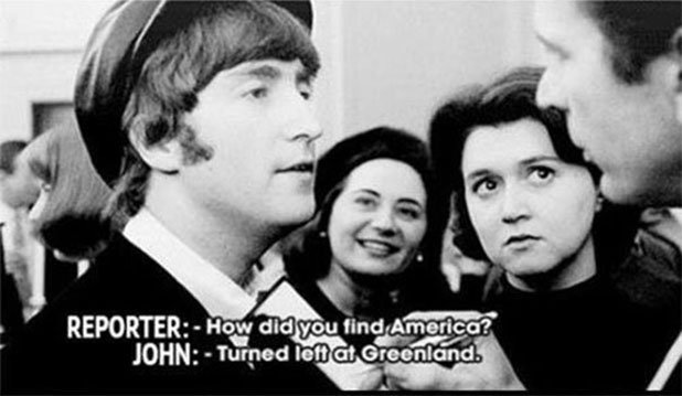 Джон не се нуждае от карта, за да открие Америка