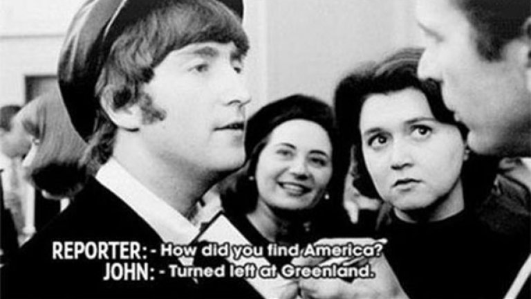 Джон не се нуждае от карта, за да открие Америка