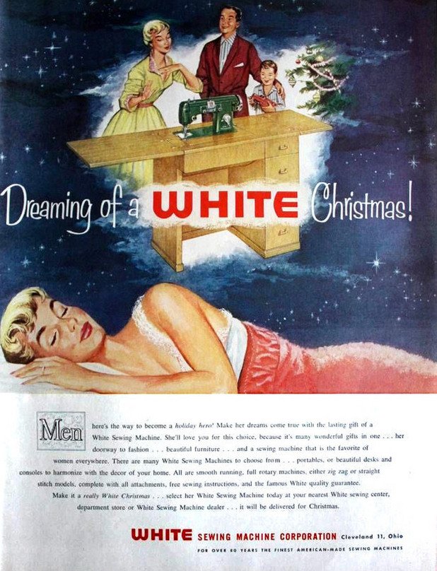 Сънувай "бяла Коледа" с новата шевна машини, която той ще ти подари