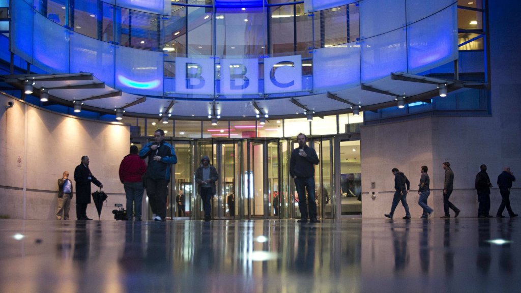 BBC headquarters at New Broadcasting House in central London