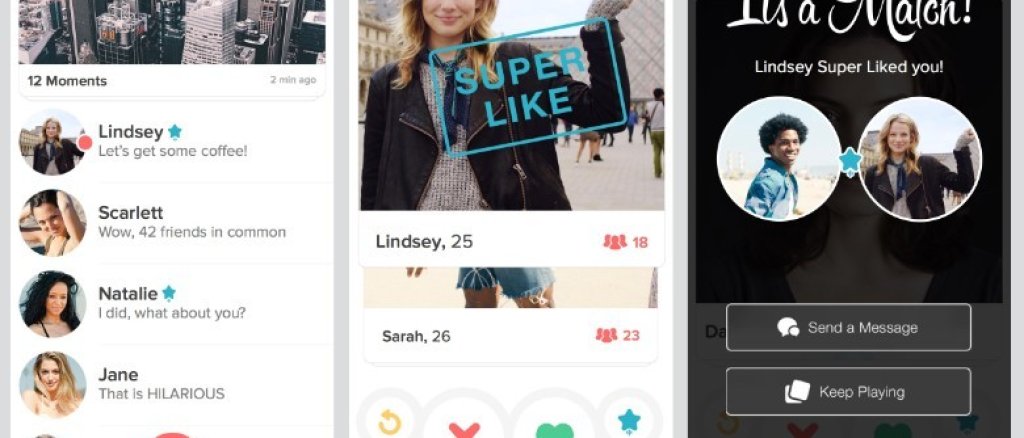 tinder, like, super like, тиндър, супер лайк