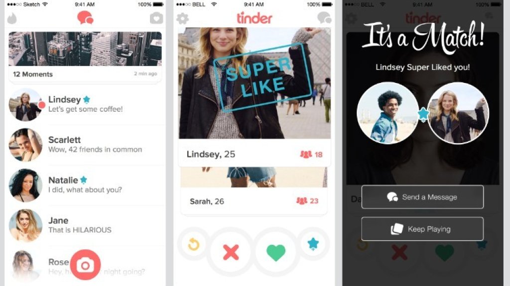 tinder, like, super like, тиндър, супер лайк