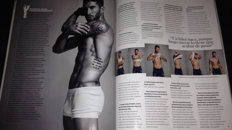 След въпросното интервю Рамос продължава да се съблича и за други списания, но никога напълно