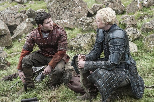Подрик Пейн и Бриен в 5 сезон на Game of Thrones
