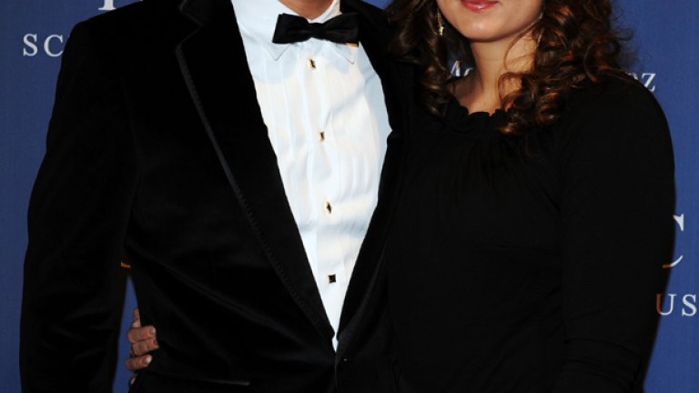 Федерер със съпругата си Мирка.