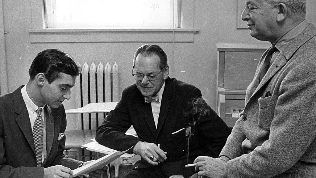APR 8 1967, APR 9 1967; From left: John Browning, Angelo Eagon, Vladimir Golschmann;