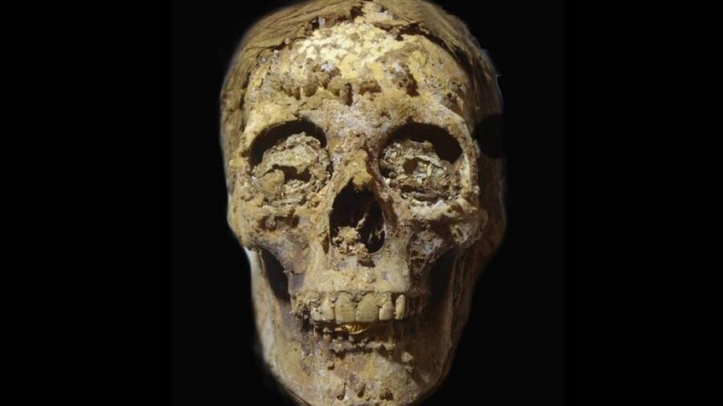 mummified-skull-of-oxyrhynchus-tomb
