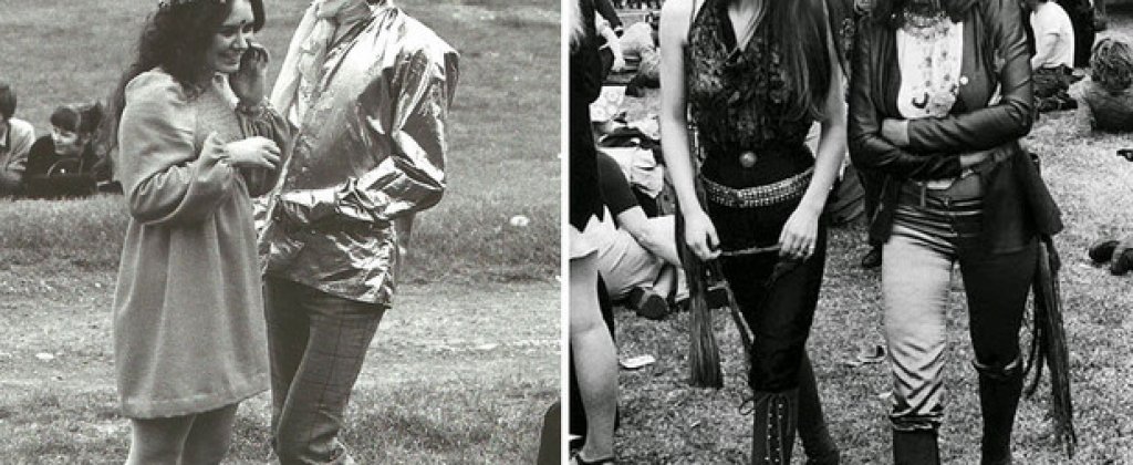 Въпреки, че модата на младите в края на 60-те години изглежда скандална за обществото, днес ние не можем вече да видим нищо скандално, специално по отношение на дрехите