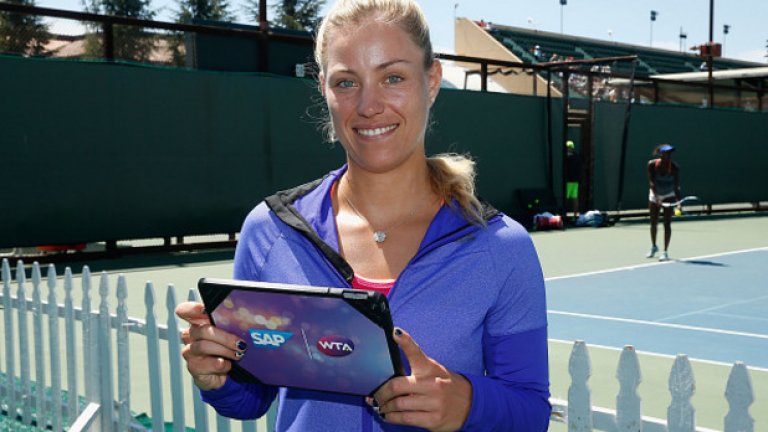 Анджелик Кербер и колежките й от женската тенис асоциация (WTA) имат на разположение иновативна платформа на SAP, която използва различни данни за анализ на представянето. Досега тя можеше да бъде използвана само извън корта при подготовка за предстоящите мачове. От следващия сезон треньорите ще могат да използват мобилни устройства по време на двубоите, за да нанасят своевременни корекции.