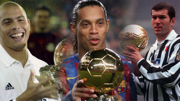 В десетте издания на анкетата преди първия триумф на Кристиано през 2008 г. нито една от звездите не успя да запише дубъл. Припомнете си в галерията кои бяха героите преди Роналдо и Меси.