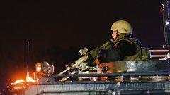 Полицията охранява протест във Фъргюсън, Мисури